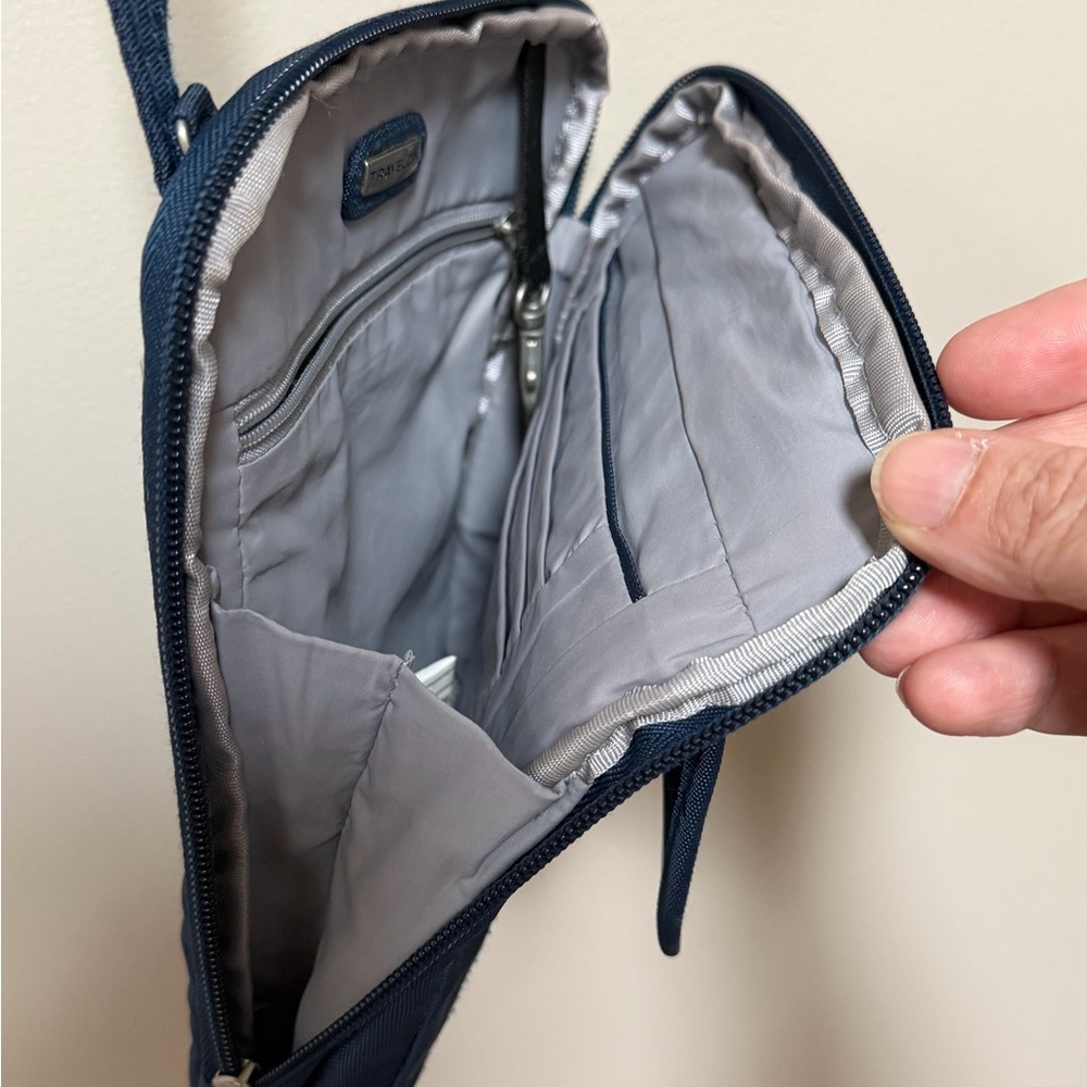 Travelon Crossbody RFID Bag Purse Blue